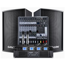 斯維基尼HY-600音響（10英寸號角音箱2只，8路專業(yè)調(diào)音臺臺，600w純后級功放臺，一拖四雙手持雙鵝頸話筒1套）